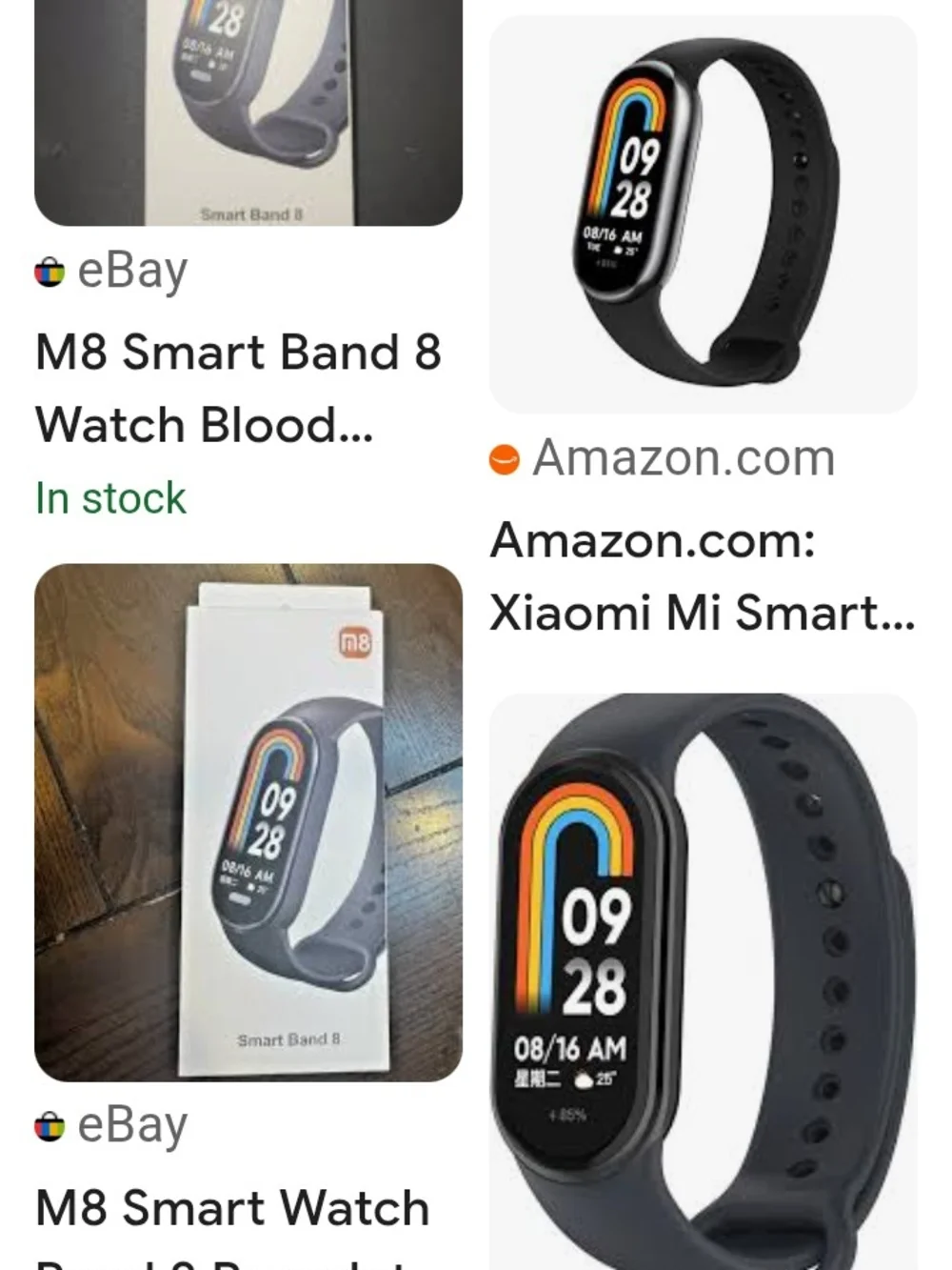 Smart Band 8 Fitness Tracker — Black